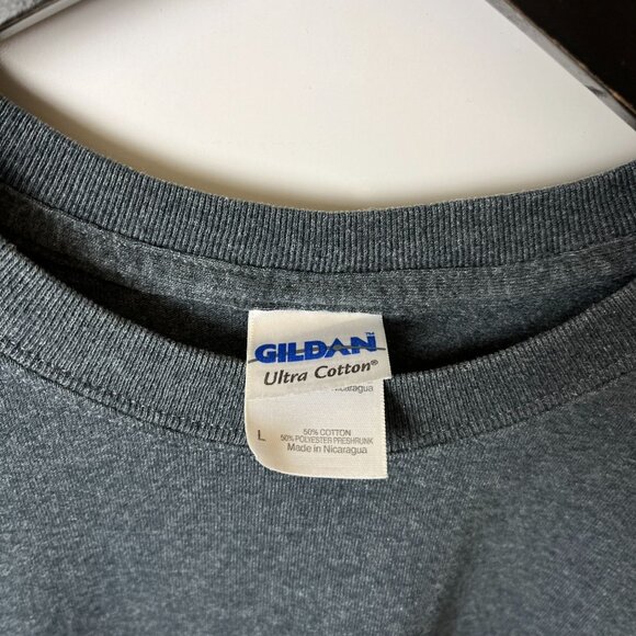 2010 Hope Biker Sunday T Shirt Medium M Gray Graphic Tee Vintage Y2K - Picture 15 of 16